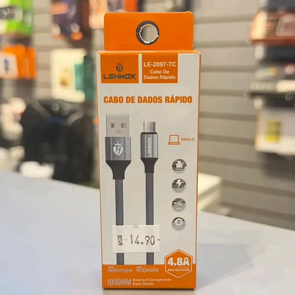 Cabo de dados rápido USB para Tipo-C